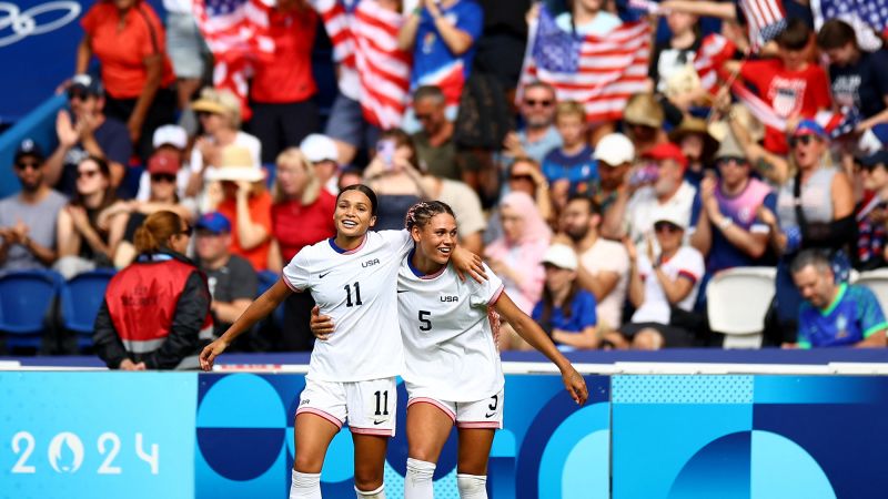 US women ‘here to win’ Olympic soccer gold ahead of crunch match against BrazilUS women ‘here to win’ Olympic soccer gold ahead of crunch match against Brazil 