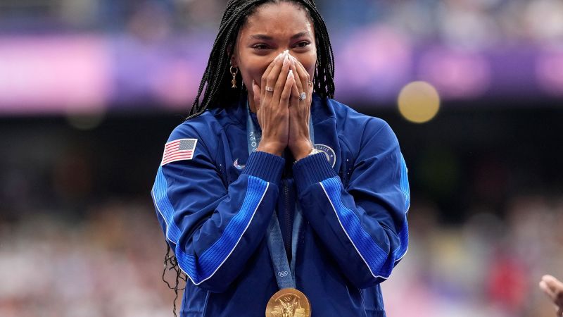 Olympic moment of the day: Tara Davis-Woodhall’s long road to the top of the podiumOlympic moment of the day: Tara Davis-Woodhall’s long road to the top of the podium 