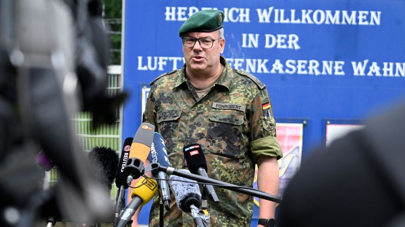 Germany closes military base over suspicion water supply was sabotagedGermany closes military base over suspicion water supply was sabotaged 