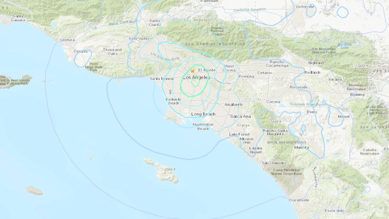 Magnitude 4.4 earthquake felt in Los AngelesMagnitude 4.4 earthquake felt in Los Angeles 