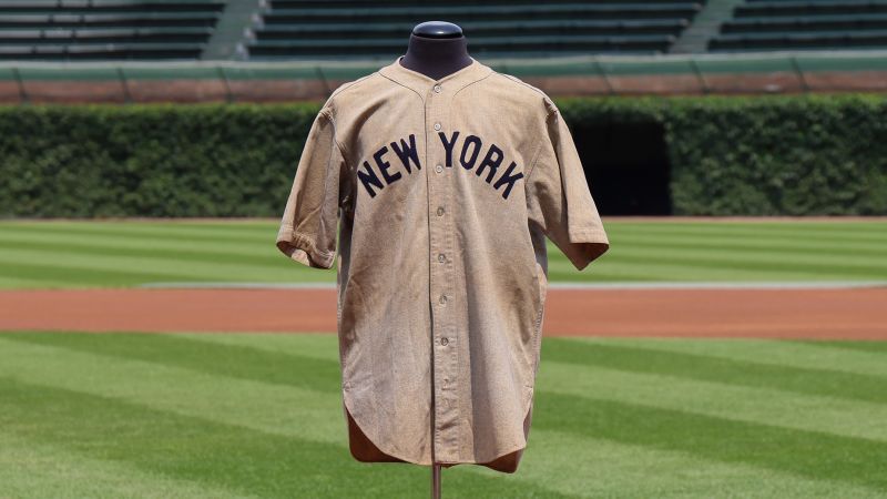 Iconic Babe Ruth jersey could sell for record-breaking $30 millionIconic Babe Ruth jersey could sell for record-breaking $30 million 