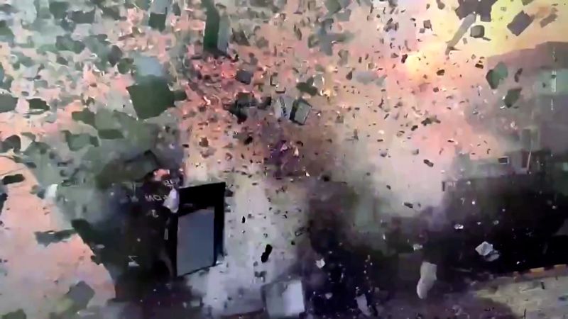 Surveillance video captures massive cargo ship explosionSurveillance video captures massive cargo ship explosion 