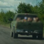 Ukrainian truck seen transporting blindfolded soldiersUkrainian truck seen transporting blindfolded soldiers 