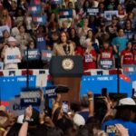 Protesters interrupted Harris’ speech again. This time, she addressed themProtesters interrupted Harris’ speech again. This time, she addressed them 