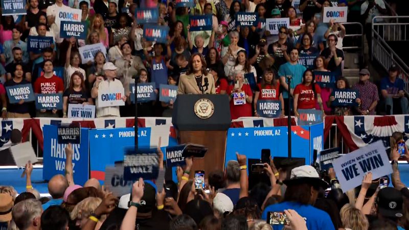 Protesters interrupted Harris’ speech again. This time, she addressed themProtesters interrupted Harris’ speech again. This time, she addressed them 