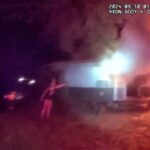 Two children were trapped in a burning house. Watch how police respondedTwo children were trapped in a burning house. Watch how police responded 