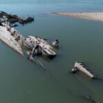 Drought-hit Danube River reveals scuttled German World War II shipsDrought-hit Danube River reveals scuttled German World War II ships 