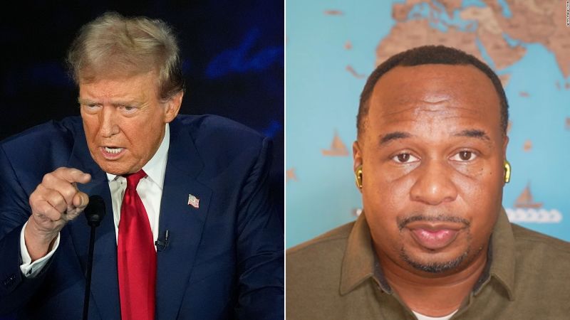 ‘I just want to know about the dogs’: comedian Roy Wood Jr weighs in on Trump’s pet-eating claim‘I just want to know about the dogs’: comedian Roy Wood Jr weighs in on Trump’s pet-eating claim 