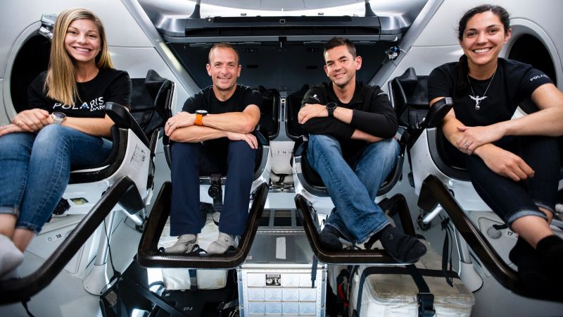 Four civilians on a daring SpaceX mission are about to attempt the first commercial spacewalkFour civilians on a daring SpaceX mission are about to attempt the first commercial spacewalk 