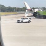 Video shows plane after collisionVideo shows plane after collision 