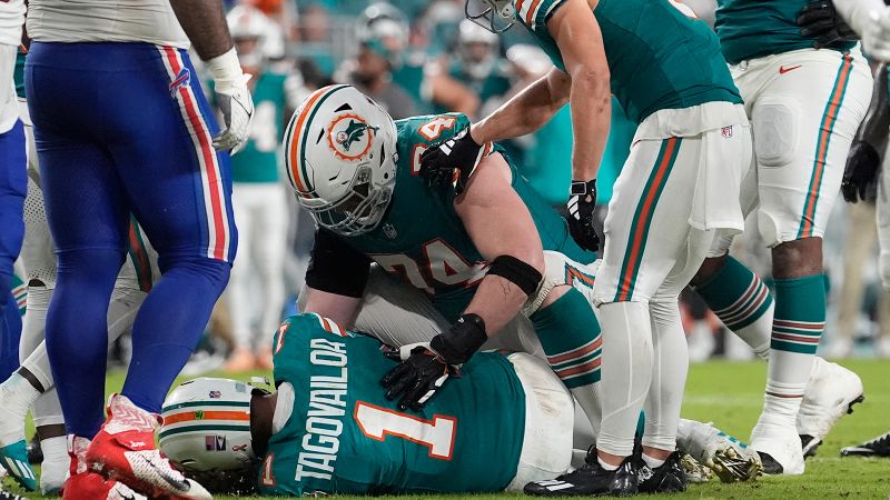 Miami Dolphins quarterback Tua Tagovailoa suffers concussion in loss to BillsMiami Dolphins quarterback Tua Tagovailoa suffers concussion in loss to Bills 