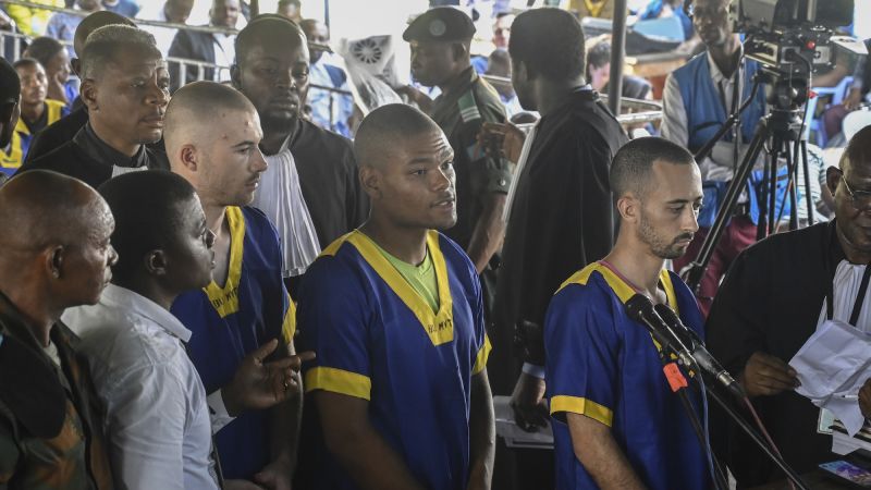 Three Americans and 34 others sentenced to death in Congo over coup attemptThree Americans and 34 others sentenced to death in Congo over coup attempt 