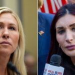 ‘Growing feud’ between Marjorie Taylor Greene and far-right activist traveling with Trump‘Growing feud’ between Marjorie Taylor Greene and far-right activist traveling with Trump 