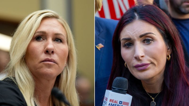 ‘Growing feud’ between Marjorie Taylor Greene and far-right activist traveling with Trump‘Growing feud’ between Marjorie Taylor Greene and far-right activist traveling with Trump 