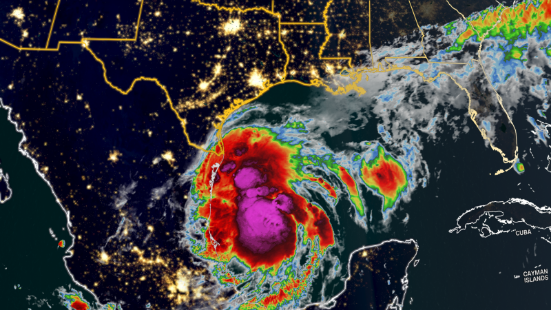 A hurricane is forecast to hit the western Gulf Coast this week as the season reawakensA hurricane is forecast to hit the western Gulf Coast this week as the season reawakens 