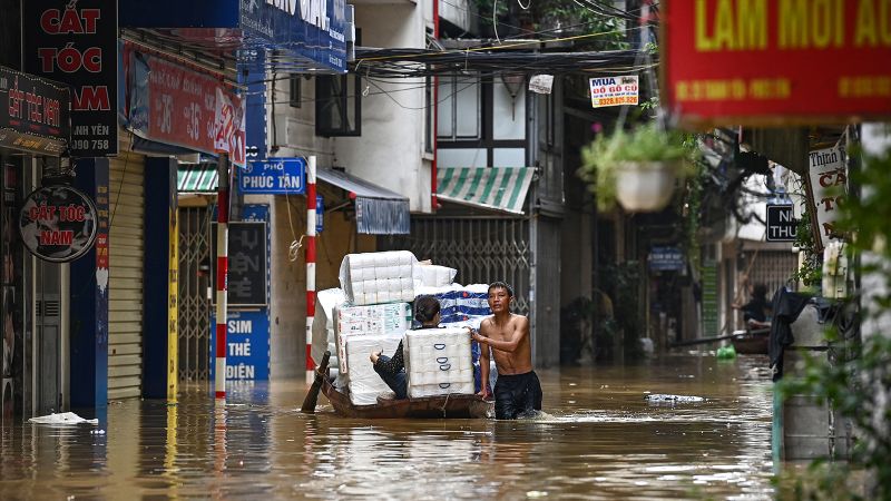 Days after landfall, Typhoon Yagi continues to devastate Vietnam leaving around 200 deadDays after landfall, Typhoon Yagi continues to devastate Vietnam leaving around 200 dead 