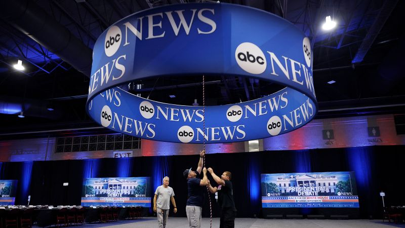 ABC News steps into the spotlight with high stakes Trump-Harris debateABC News steps into the spotlight with high stakes Trump-Harris debate 