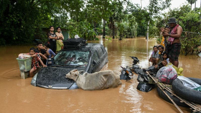 Typhoon Yagi leaves at least 74 dead in Myanmar after flooding and landslidesTyphoon Yagi leaves at least 74 dead in Myanmar after flooding and landslides 