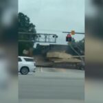 Watch: Train smashes into a semi-truck hauling an armored vehicleWatch: Train smashes into a semi-truck hauling an armored vehicle 