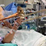 Man plays trombone during brain surgeryMan plays trombone during brain surgery 