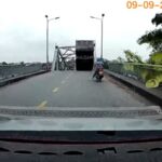 Video shows driver avoid bridge collapse after typhoon leaves destruction in wakeVideo shows driver avoid bridge collapse after typhoon leaves destruction in wake 